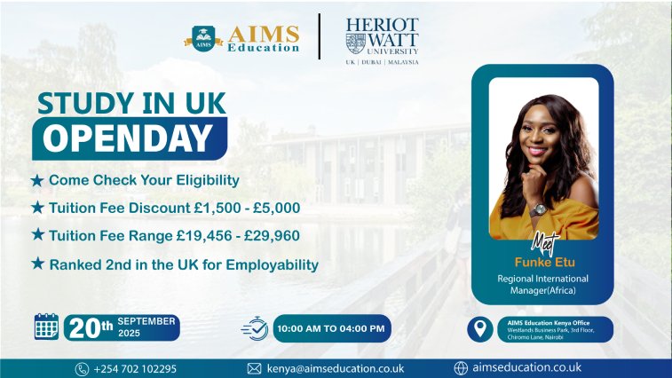Study In UK Open Day with Heriot Watt University