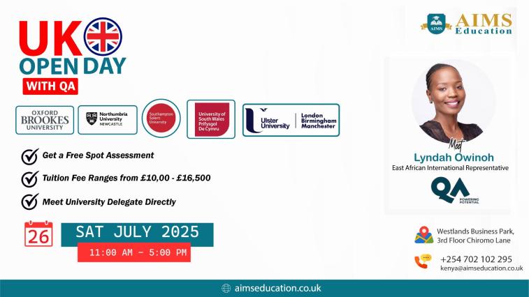 UK Open Day in Nairobi with QA Higher Education