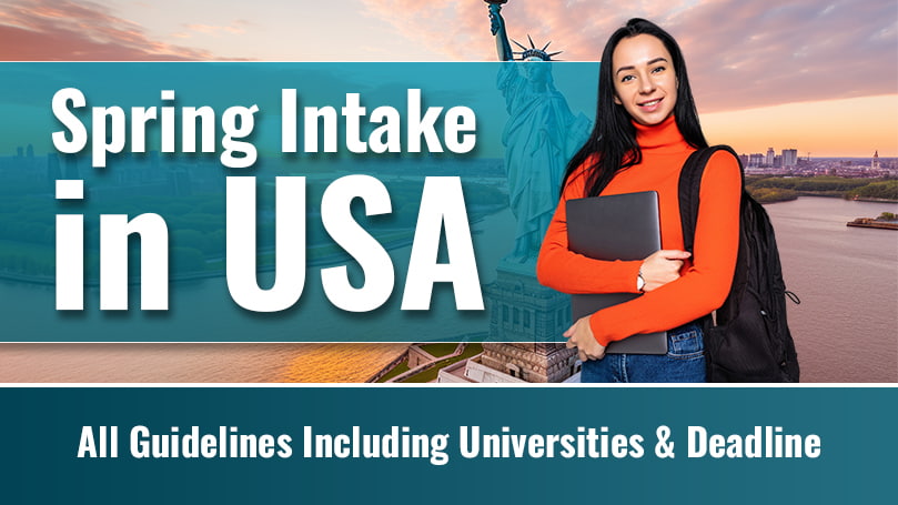 Spring Intake in USA 2026 from BD Universities, Deadlines and Tips banner